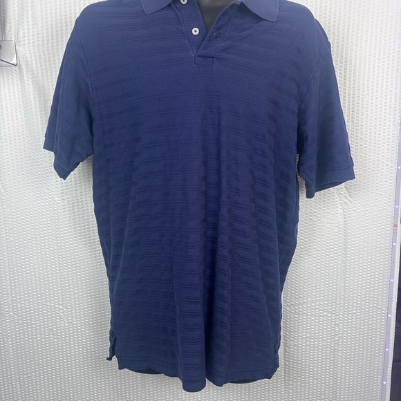 Men's Navy Blue Polo Shirt - Picture 1 of 3